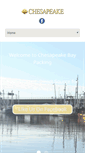 Mobile Screenshot of chesapeakebaypacking.com